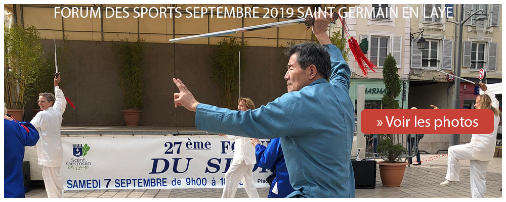 FORUM des sports : SAMEDI 7 Septembre 2019 avec démonstration de Tai Chi Chuan par l'association TAI CHI CHUAN 78 